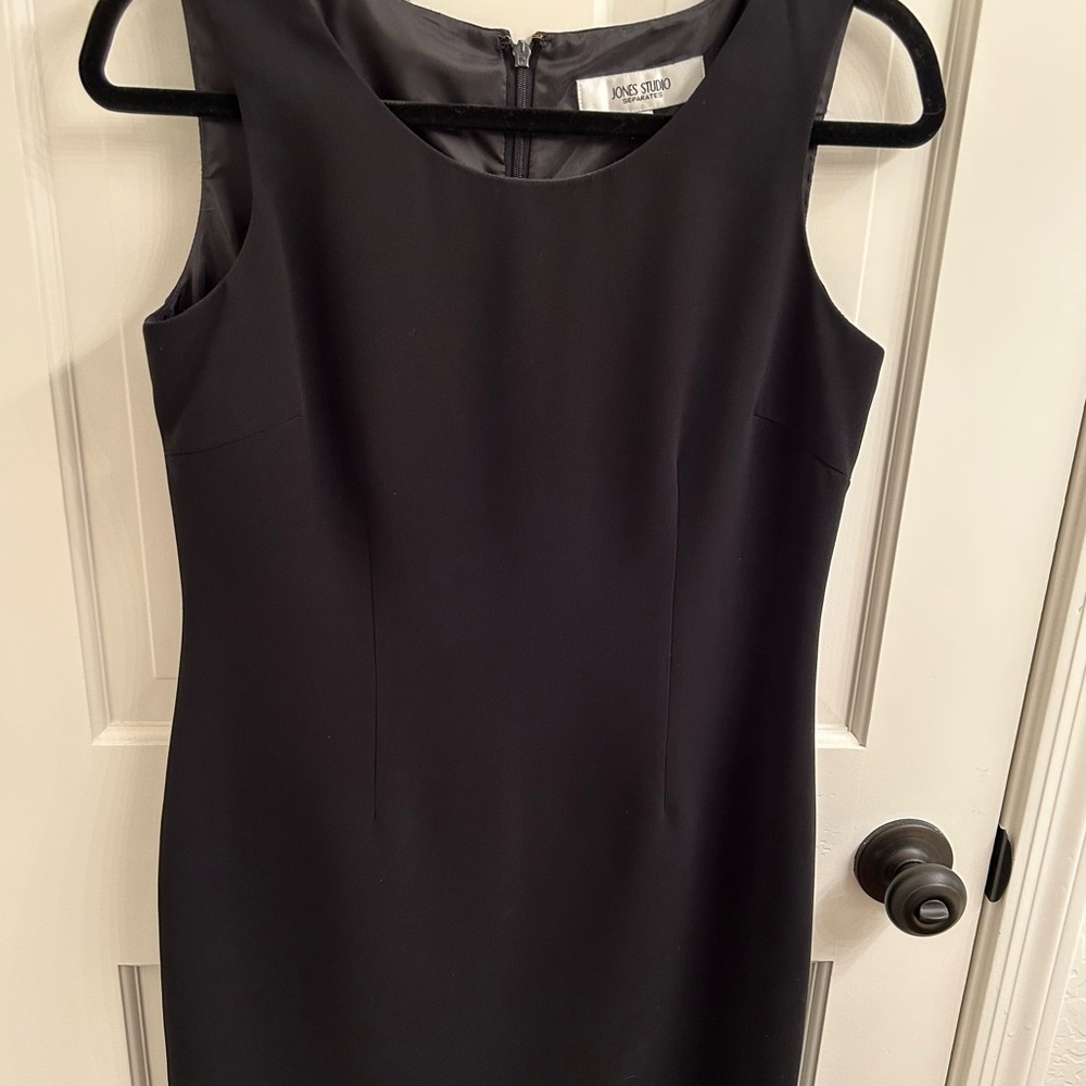 Jones Studio Classic Black Mini Dress